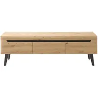 Furn.design TV-Lowboard Eiche Artisan Holzwerkstoff, Nachbildung,Eiche, Uni, 160x50x40 cm
