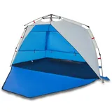 vidaXL Strandzelt 3 Personen Azurblau Quick Release Wasserdicht
