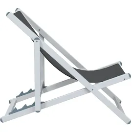 vidaXL Gartenstuhl 59,7 x 116,7 x 80 cm grau 2 St.