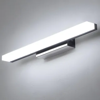 Lightess 40cm LED Spiegellampe Bad Wandleuchte 6W mit Schalter IP44