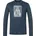Langarm-T-Shirt Blau S