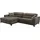 Die Möbelfundgrube Ecksofa Mikrofaser mit Relaxfunktion Braun