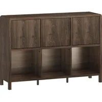 [en.casa] Sideboard Lukkodso 77x110x30 cm Walnussoptik