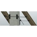 Schornsteinhalter, Kaminhalter, Sparrenhalter 6mm Stahl Komplettset MADE IN GERMANY