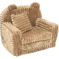 Viking Choice - Kindersessel - Schlafsofa - Cord - 51x40x41cm - Karamell