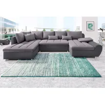 sit&more Wohnlandschaft »Bandos U-Form«, in 2 unterschiedlichen Größen, wahlweise mit Bettfunktion + Bettkasten, grau