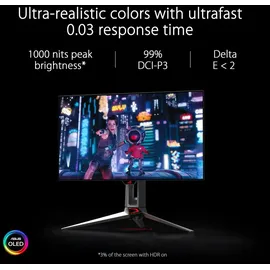 Asus ROG Swift OLED PG27AQDM 27"