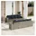 vidaXL Gartensofa-Set 9-tlg. grau Polyrattan