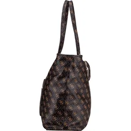 GUESS Shopper Power Play II Large Tech Tote Brown Logo