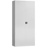Classix Stahlschrank X-530367 signalweiß 92,0 x 60,0 x 194,5 cm, aufgebaut