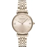 Emporio Armani AR11059 Damen-Armbanduhr, Edelstahl-Gehäuse, Metall-Armband - rosé-gold/rosé-gold