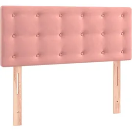 vidaXL Boxspringbett 120 x 200 cm Rosa