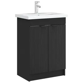vidaXL Badezimmerschrank, Badezimmerschrank (37.50 x 37,5 x 81 cm