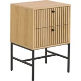 Actona Nachtschrank Albany 45,6 x 70 x 40 cm Beige