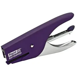 Rapid Heftzange S51Soft Grip Metall 12 Blatt violett