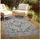 oKu-Tex PLUTUS Outdoor-Teppich 120 x 170 cm Grau/Schwarz
