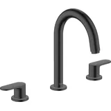 Hansgrohe Vernis Blend m Zugstangen-Ablaufgarnitur, mattschwarz