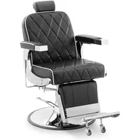 Physa Sessel, Friseurstuhl Kopf- und Fußstütze 58-71 cm 150 kg neigbar Schwarz - Friseurstühle