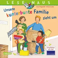 LESEMAUS 171: Unsere kunterbunte Familie zieht um