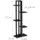 Relaxdays Pflanzenregal mit 5 Ablagen 117 x 43 x 22 cm Schwarz