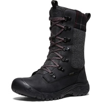 Keen Greta Tall Boot Waterproof Schneestiefel, Black Plaid2, 38 EU