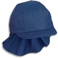 Sterntaler Sterntale Schirmmütze mit Nackenschutz blau, 49 cm