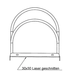 Bogenparker Multi 3 Stahl feuerverzinkt