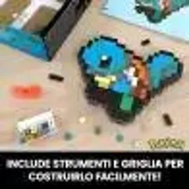 Mega Construx Pokémon Schiggy Pixel Art 23cm