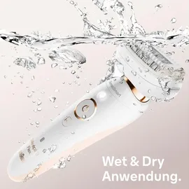 Braun Silk-épil 9 Flex 9100 Beauty Set + FaceSpa weiß/gold
