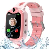 YEDASAH Smartwatch Kinder, 4G Smartwatch Kinder-Uhr mit GPS und Telefon, Spiele, Schrittzähler, Videoanruf, Schulmodus, Kamera, SOS, IP67 Wasserdicht, Wecker, Kinder Smartwatch für 4-14 Jahre