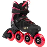 K2 Skates Unisex Inline Skates VO2 S 90 SHORT CUFF, burgandy - pink, 30G0247.1.1.080