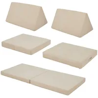 [en.casa] Spielsofa Norhulta 150 x 66 x 46 cm Cord beige