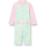Playshoes UV-Schutz Einteiler Unisex Kinder Badeanzug Schwimmanzug Badebekleidung, Einhorn Langarm, 74/80
