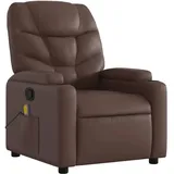 vidaXL Massagesessel Modell 6 Kunstleder 89 x 100 x 0 cm Braun mit Fernbedienung