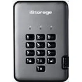 Istorage diskAshur Pro2 SSD 8TB FIPS (8000 GB), Externe SSD Grau
