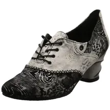 SIMEN Schnürpumps für Damen, grau, Größe 39 EU