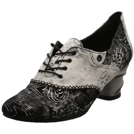 SIMEN Schnürpumps für Damen, grau, Größe 39 EU