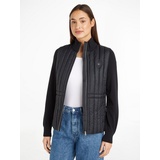 Tommy Hilfiger Steppjacke mit Reißverschluss, Black, S