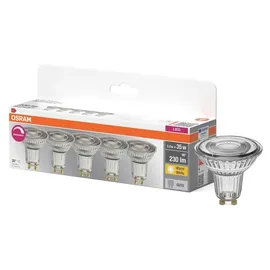 osram homelighting LED-Reflektorlampe 4099854352355 3,4 W GU10 warmweiß 5 St.