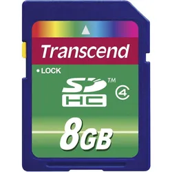 Transcend Standard SDHC-Karte Industrial 8 GB Class 4 TS8GSDHC4