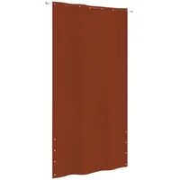 vidaXL Balkon-Sichtschutz Terrakottarot 140x240 cm Oxford-Gewebe