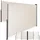Tectake Seitenmarkise 200 x 600 cm beige Aluminium