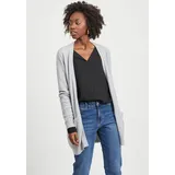 VILA Ril Open Strickjacke Light Grey Melange M