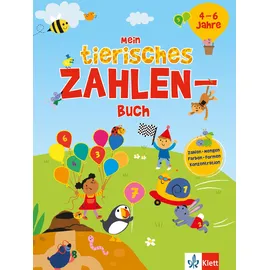 klett lerntraining bei pons langenscheidt gmbh Mein tierisches Zahlen-Buch (4 – 6 Jahre)
