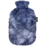 Fashy Wärmflasche mit Bezug Plüschbezug Apricot 2l (67435-35)