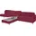 sit&more Ecksofa SIT & MORE "Pablo L-Form", rot (bordeaux), B:233cm H:80cm T:196cm, Luxus-Microfaser ALTARA NUBUCK (100% Polyester) / Struktur fein (100% Polyester);Luxus-Microfaser ALTARA NUBUCK (100% Polyester) / Struktur (90% Polyester, 10% Polyamid), Sofas,