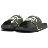 Puma Leadcat 2.0 Slide Sandal, Myrtle White Black Green, 39 EU