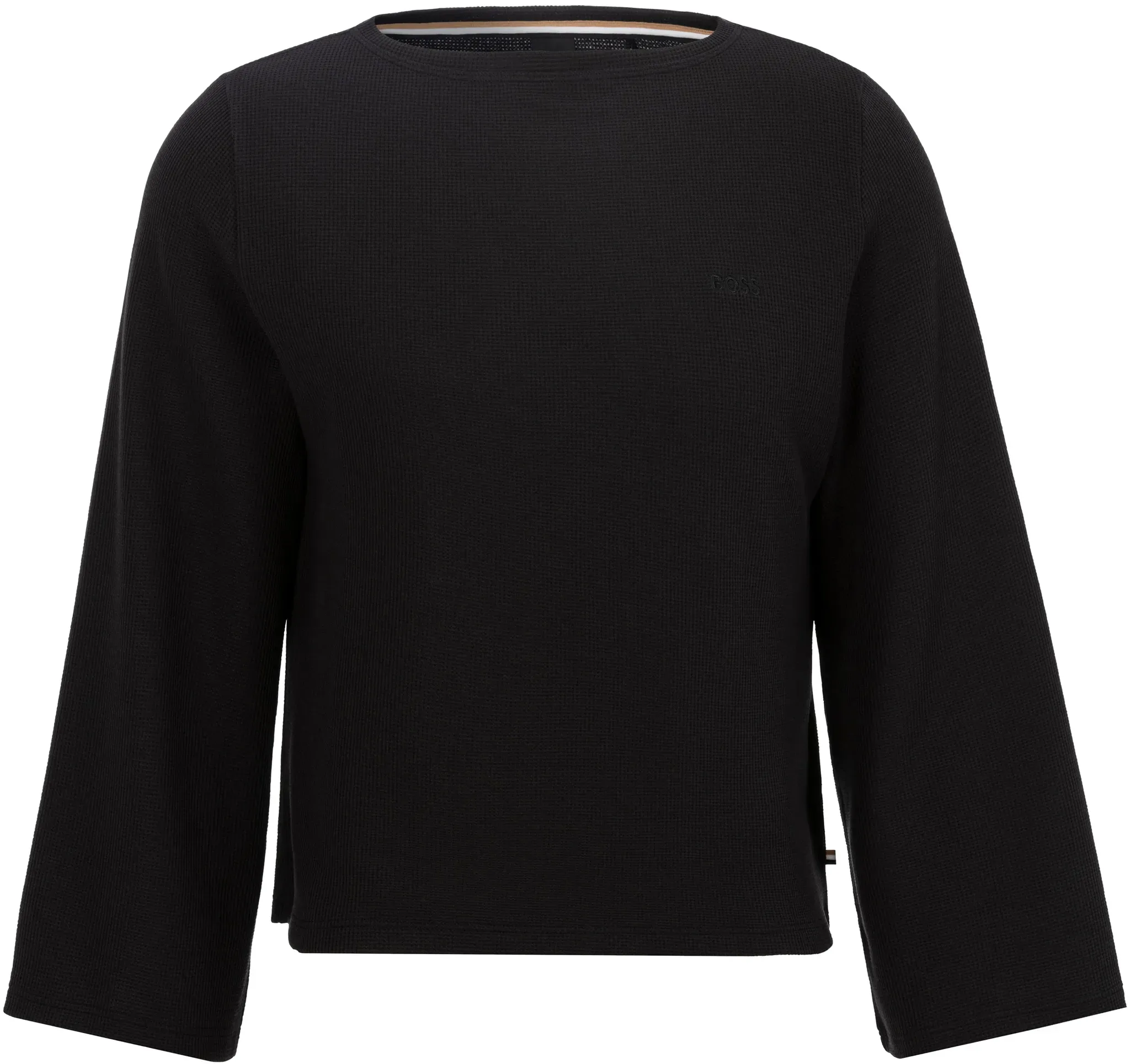 BOSS Shirttop, mit Rundhalsausschnitt BOSS schwarz S