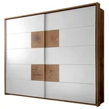 Z2 Schwebetürenschrank Capri 280 x 230 x 63 cm Weiß
