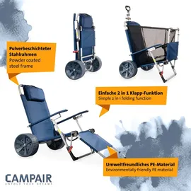 CampAir 2-in-1 Handwagen blau